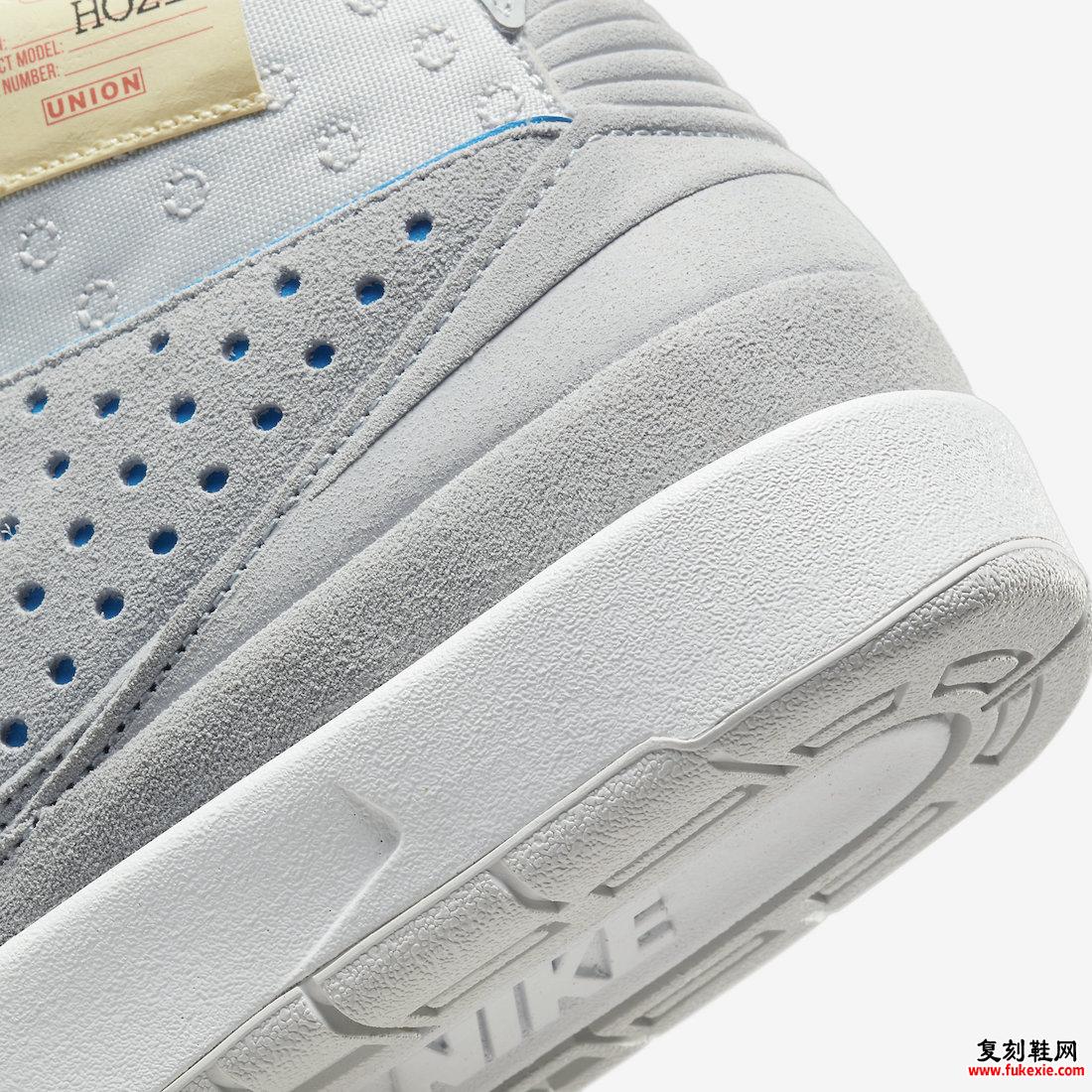 Union Air Jordan 2 Grey Fog DN3802-001 发售日期