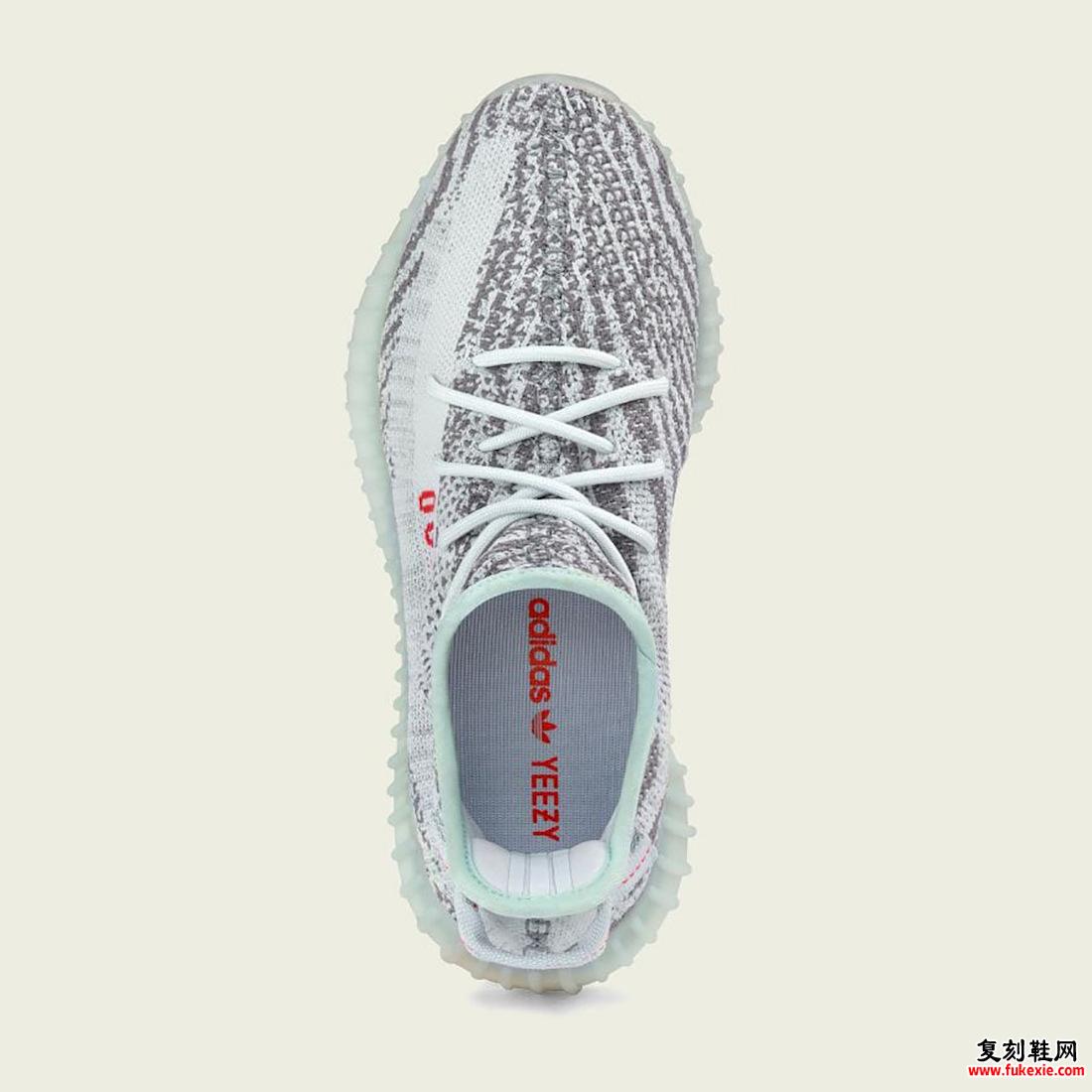 adidas Yeezy Boost 350 V2 Blue Tint Restock 2021 发布日期