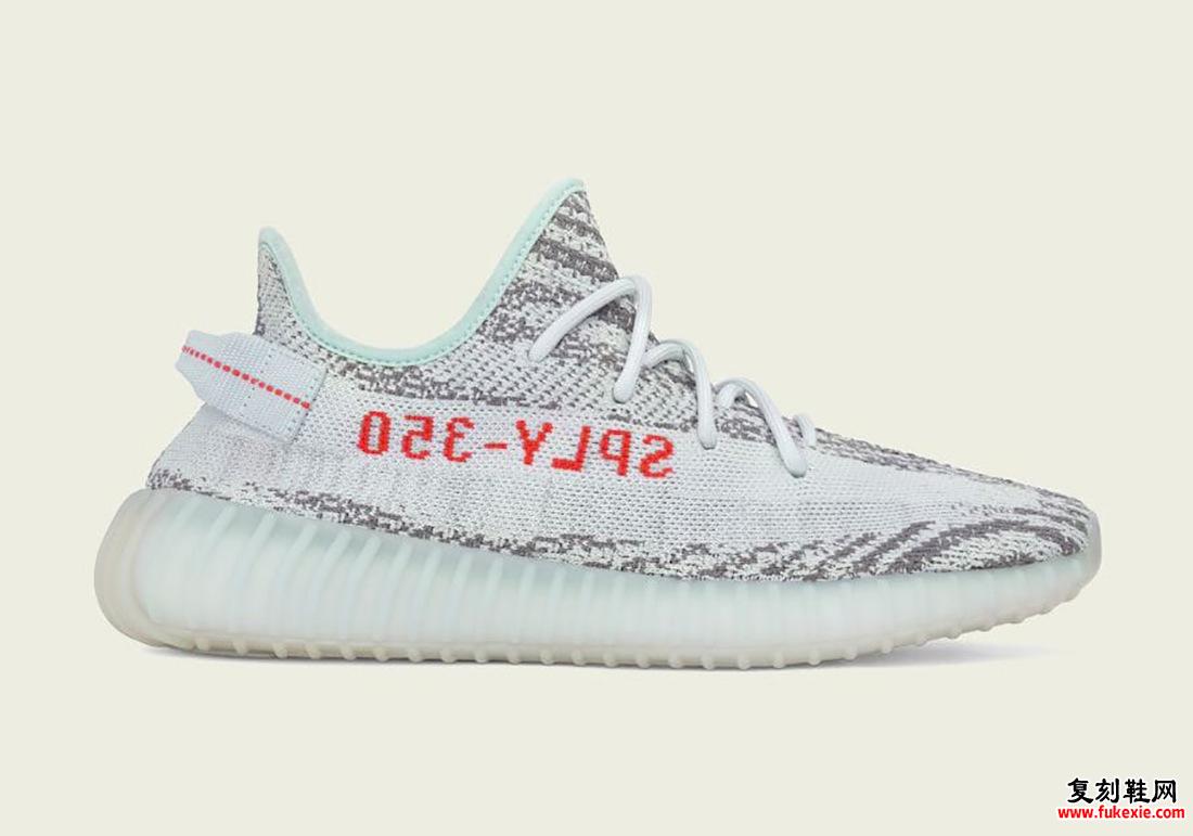 adidas Yeezy Boost 350 V2 Blue Tint Restock 2021 发布日期