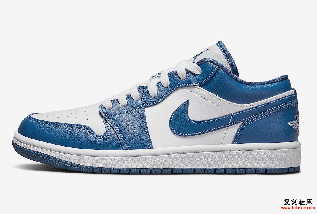 Air Jordan 1 Low Marina Blue DC0774-114 发售日期