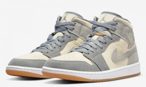 Air Jordan 1 Mid Grey Suede Gum DN4281-100 发售日期