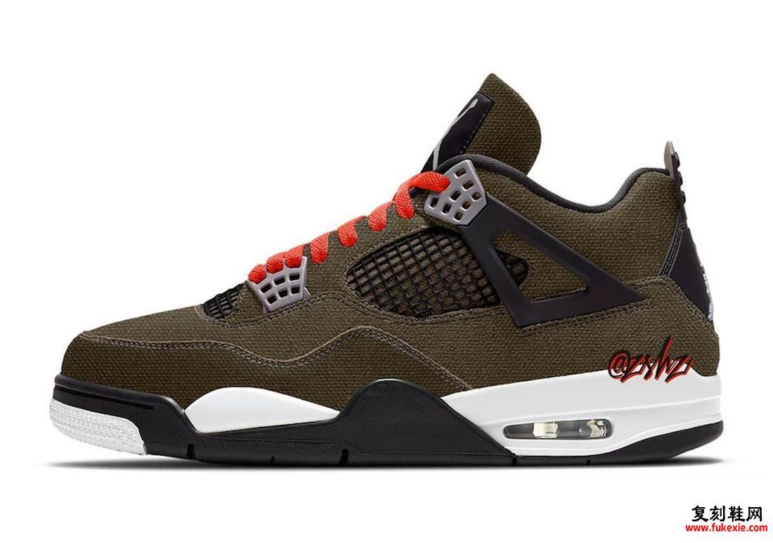 Air Jordan 4 Olive Canvas 发售日期