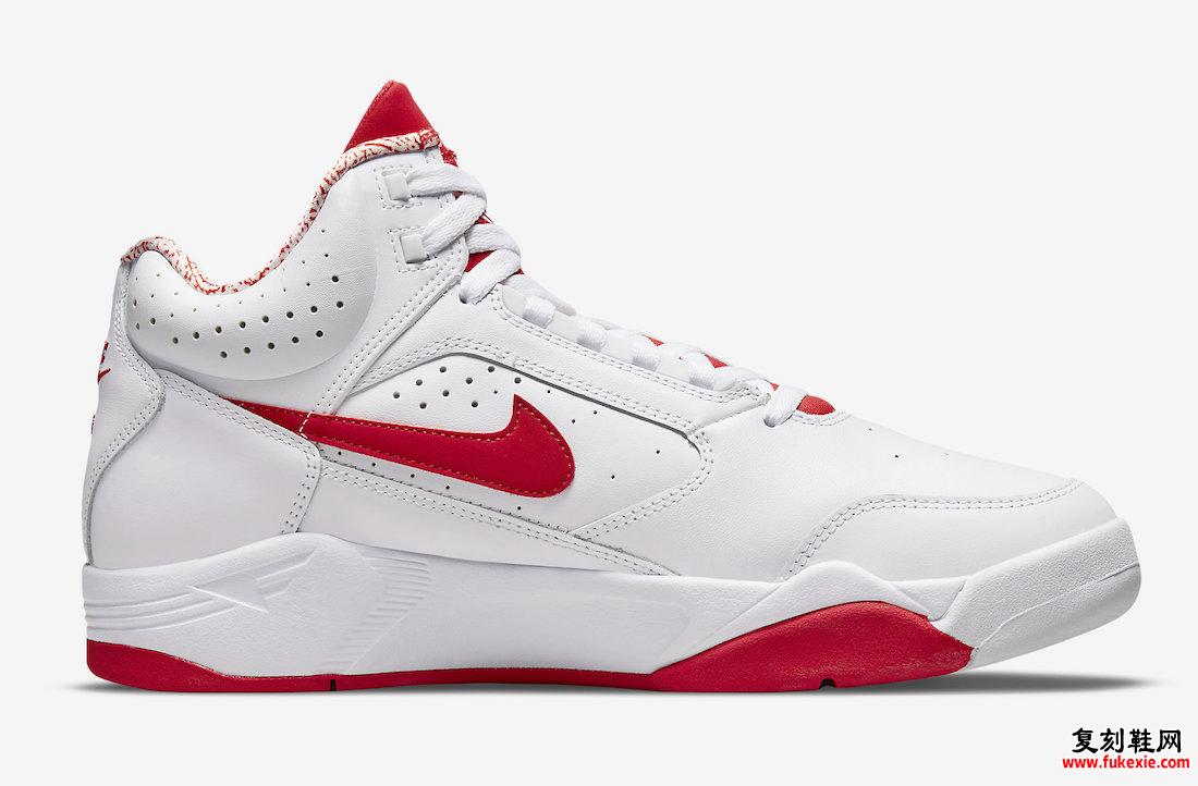 耐克 Air Flight Lite Mid Scottie Pippen White University Red DJ2518-101 发布日期