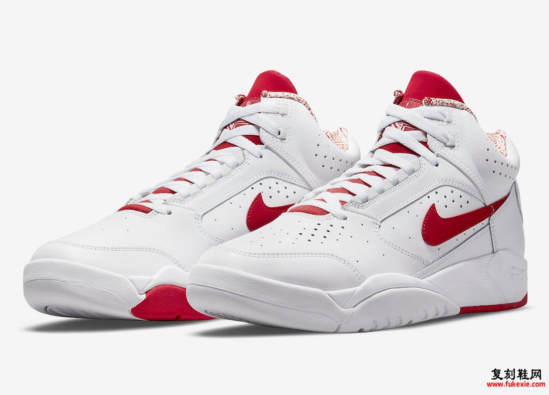 耐克 Air Flight Lite Mid Scottie Pippen White University Red DJ2518-101 发布日期