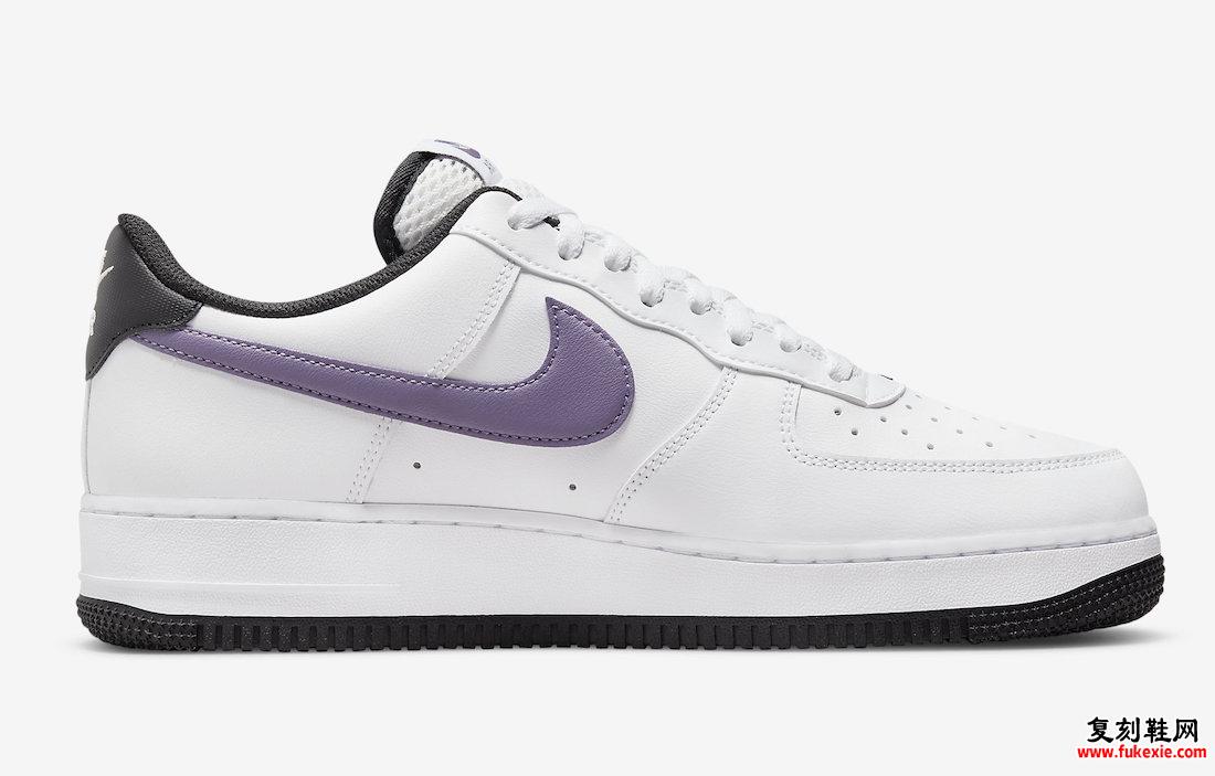 耐克 Air Force 1 Low Hoops White Canyon Purple DH7440-100 发布日期