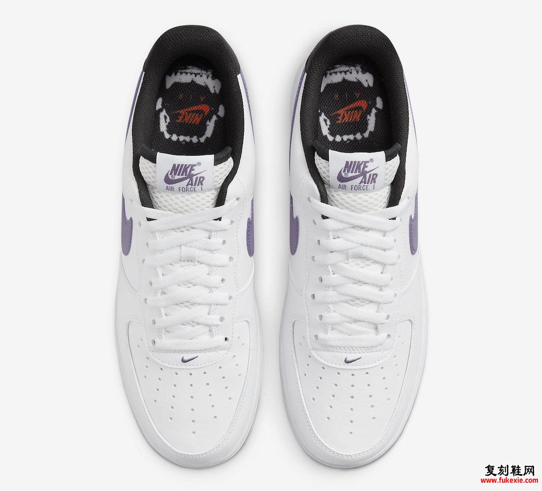 耐克 Air Force 1 Low Hoops White Canyon Purple DH7440-100 发布日期