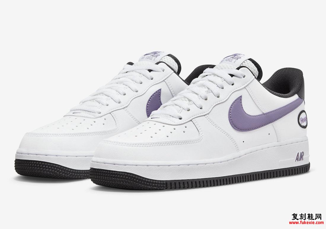 耐克 Air Force 1 Low Hoops White Canyon Purple DH7440-100 发布日期