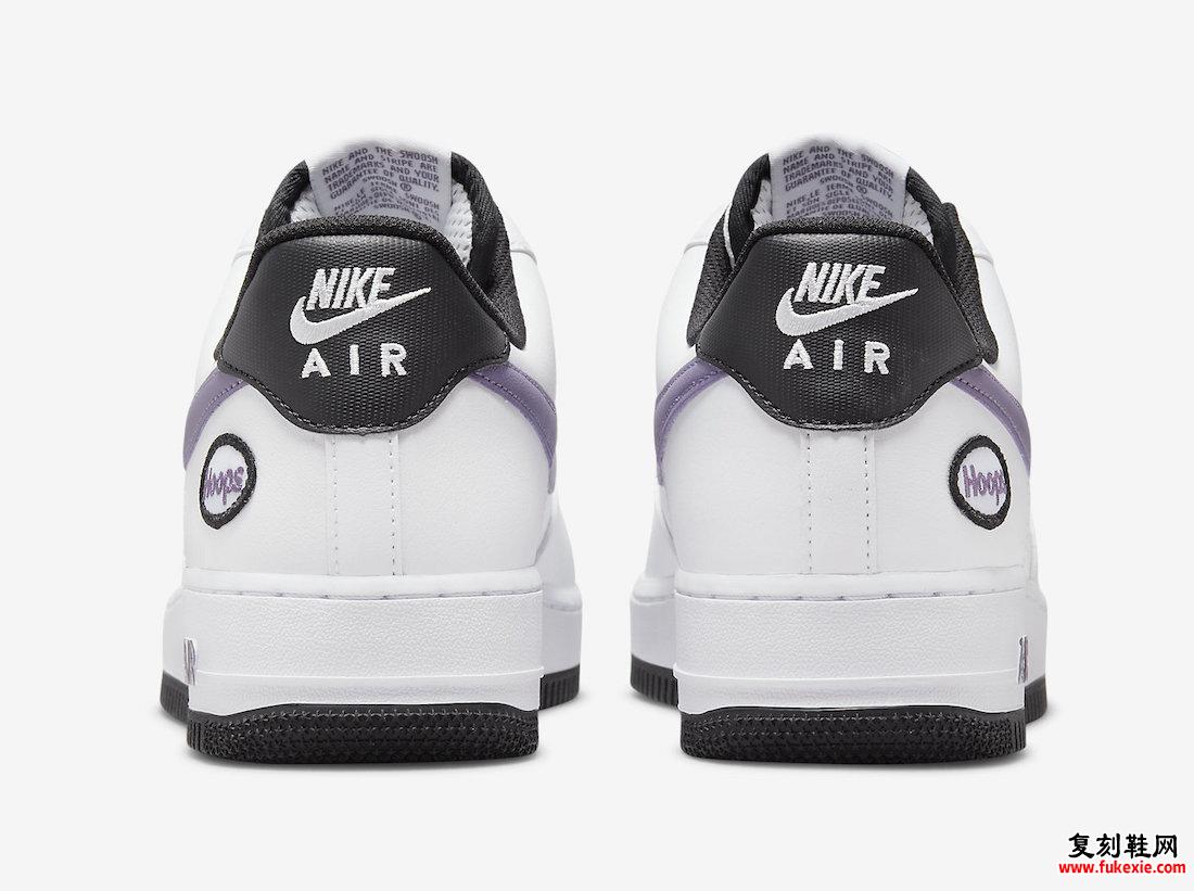 耐克 Air Force 1 Low Hoops White Canyon Purple DH7440-100 发布日期