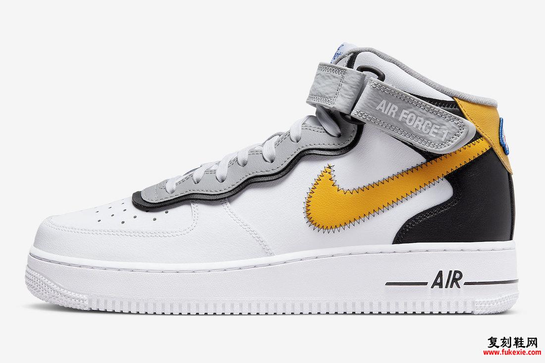 耐克 Air Force 1 Mid Athletic Club DH7451-101 发布日期