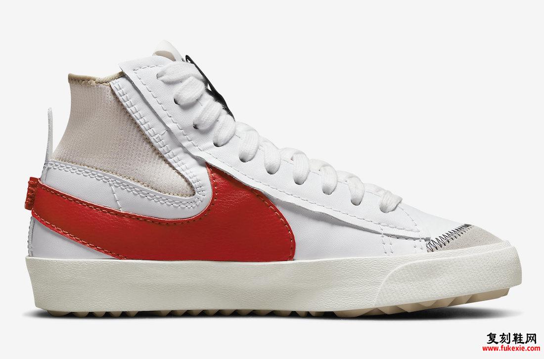 耐克 Blazer Mid 77 Jumbo Habanero Red DD3111-102 发布日期