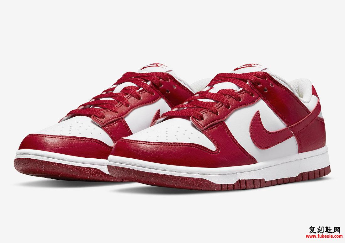 Nike Dunk Low Next Nature University Red White DN1431-101 发售日期