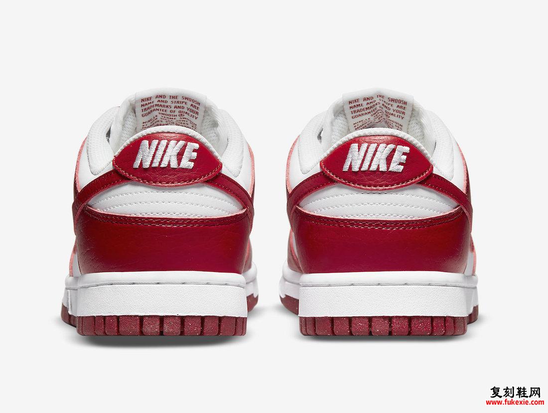 Nike Dunk Low Next Nature University Red White DN1431-101 发售日期