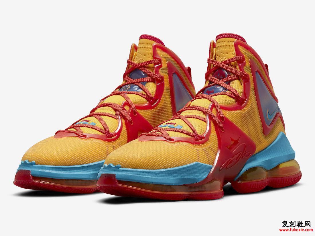 Nike LeBron 19 Uniform Hook DC9338-800 发布日期