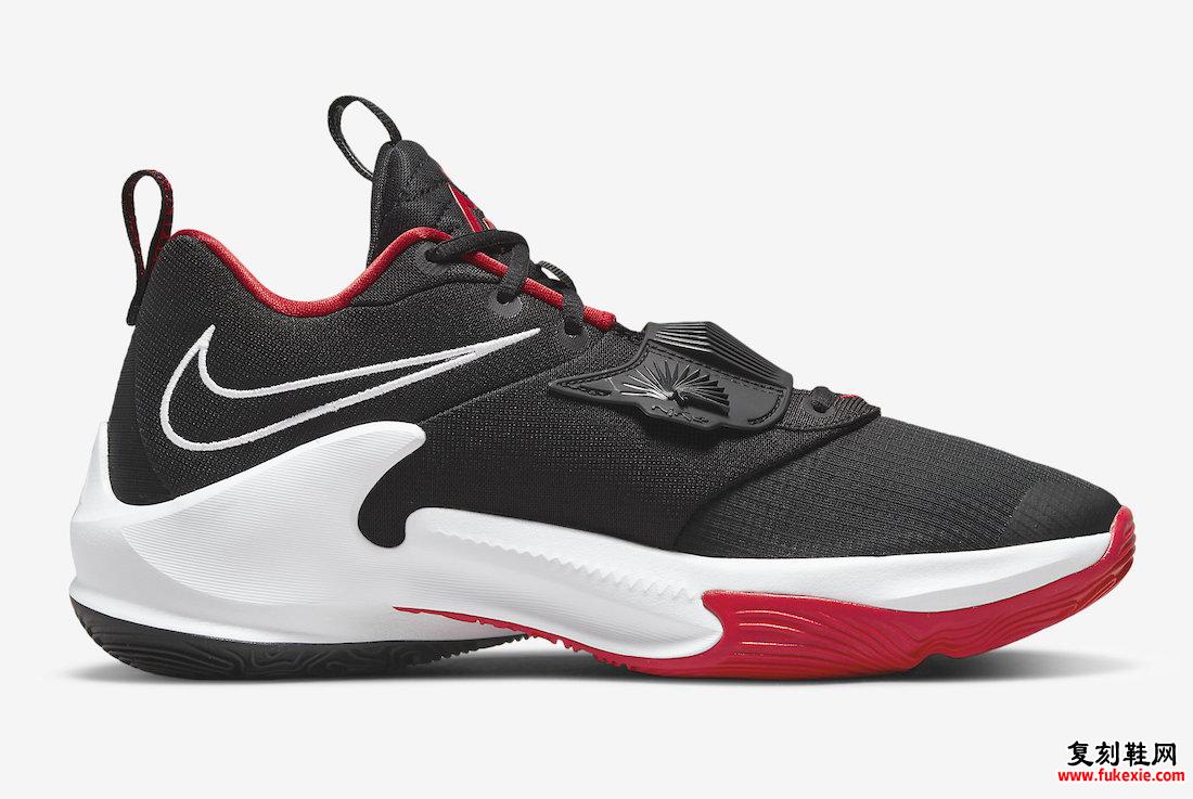 Nike Zoom Freak 3 Bred DA0694-003 发布日期