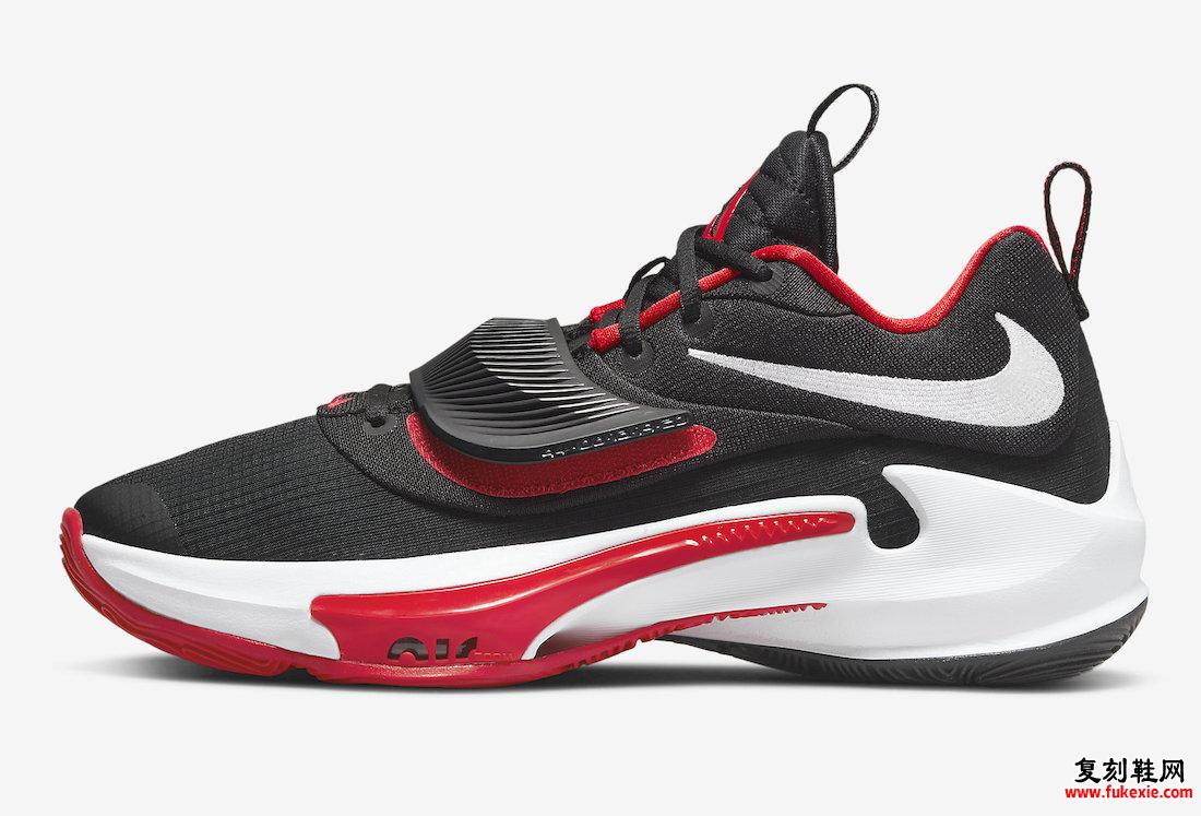 Nike Zoom Freak 3 Bred DA0694-003 发布日期