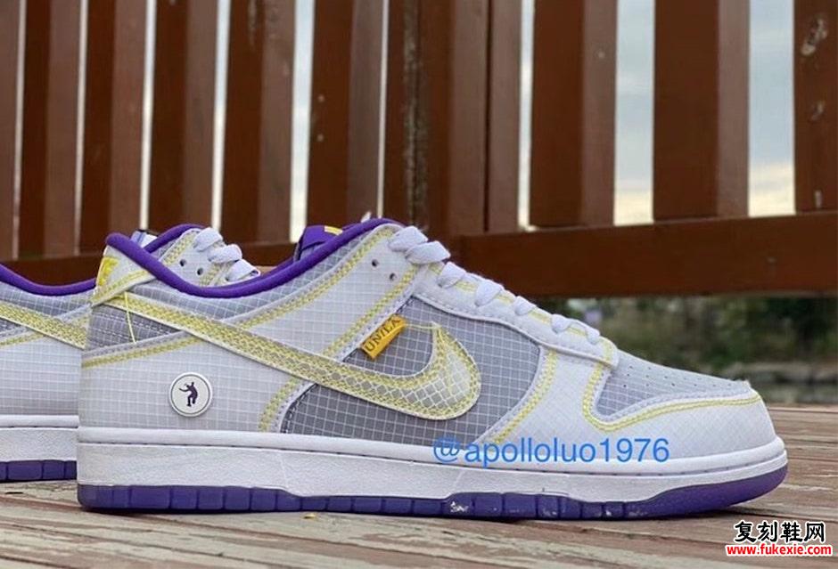 Union Nike Dunk Low Purple Yellow 发布日期