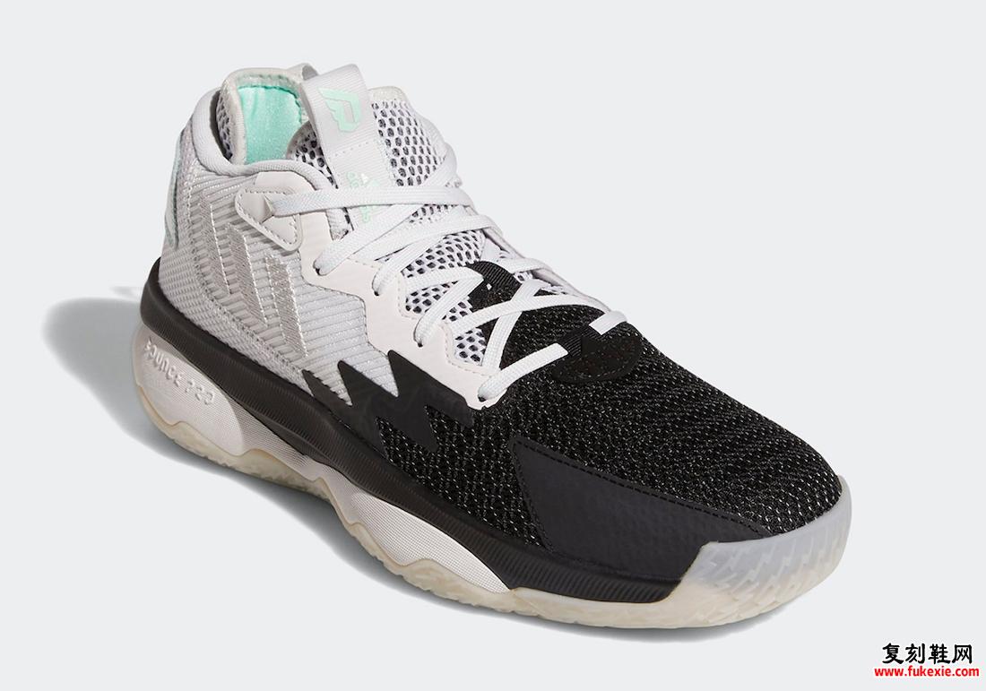 adidas Dame 8 Dash Grey Clear Mint GY0379 发布日期 