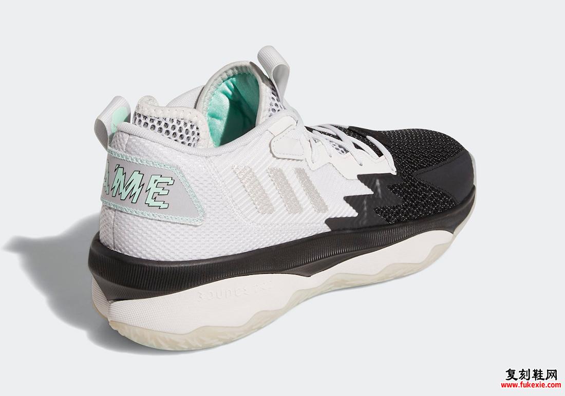 adidas Dame 8 Dash Grey Clear Mint GY0379 发布日期 