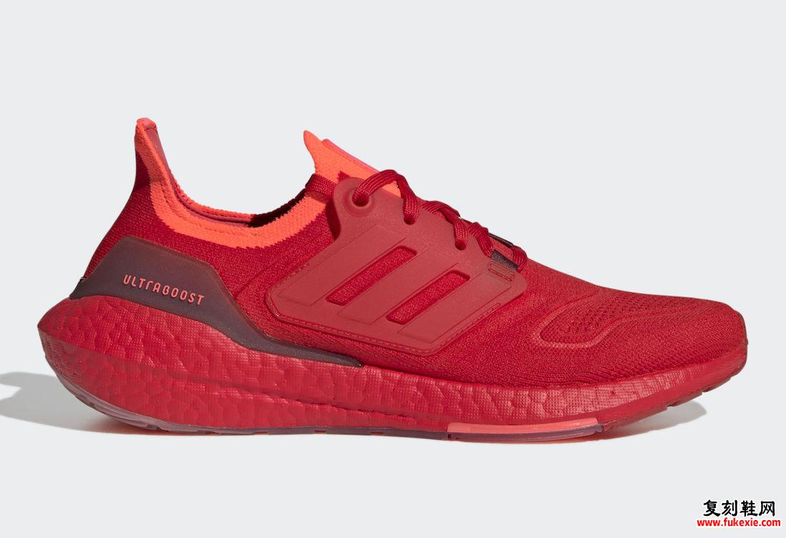 adidas Ultra Boost 2022 Vivid Red GX5462 发布日期