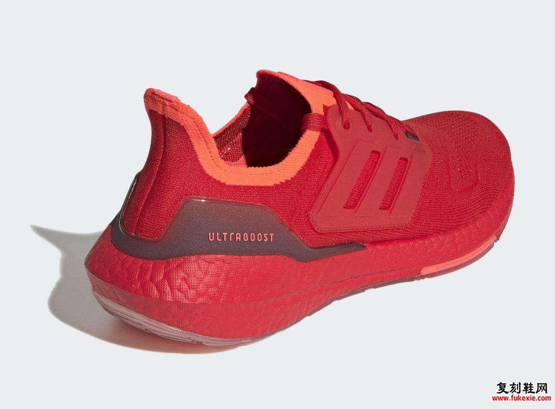 adidas Ultra Boost 2022 Vivid Red GX5462 发布日期