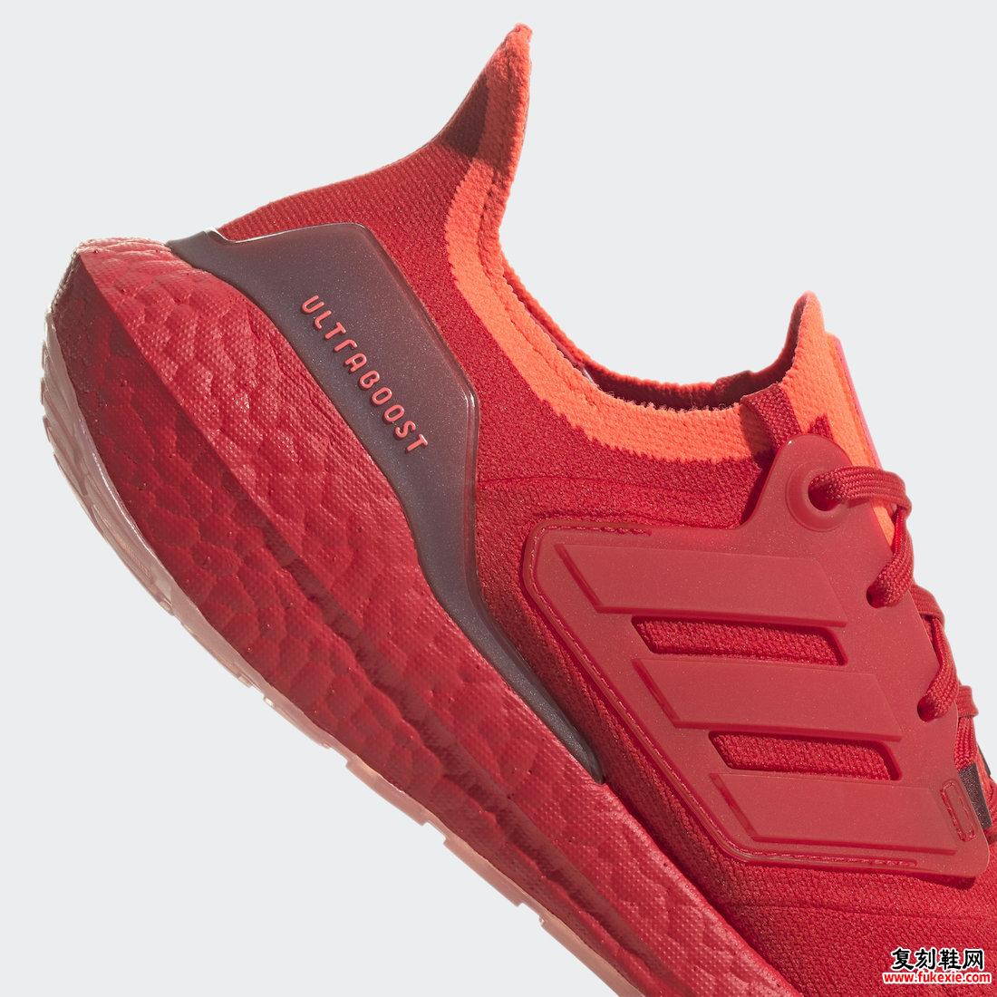 adidas Ultra Boost 2022 Vivid Red GX5462 发布日期