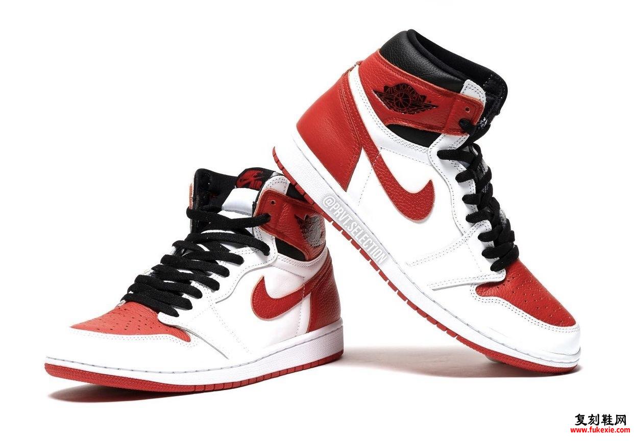 Air Jordan 1 Heritage White Red 555088-161 发布日期