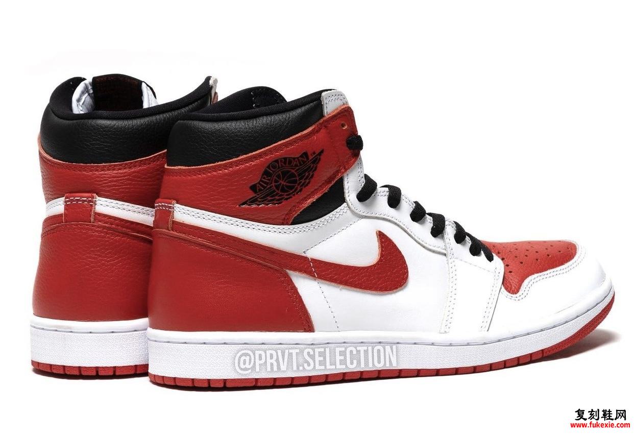 Air Jordan 1 Heritage White Red 555088-161 发布日期