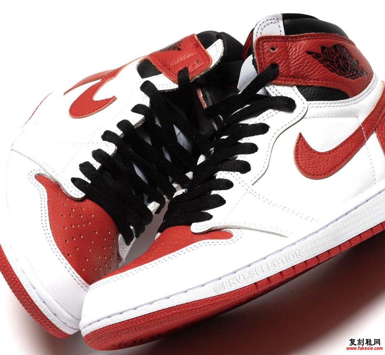 Air Jordan 1 Heritage White Red 555088-161 发布日期