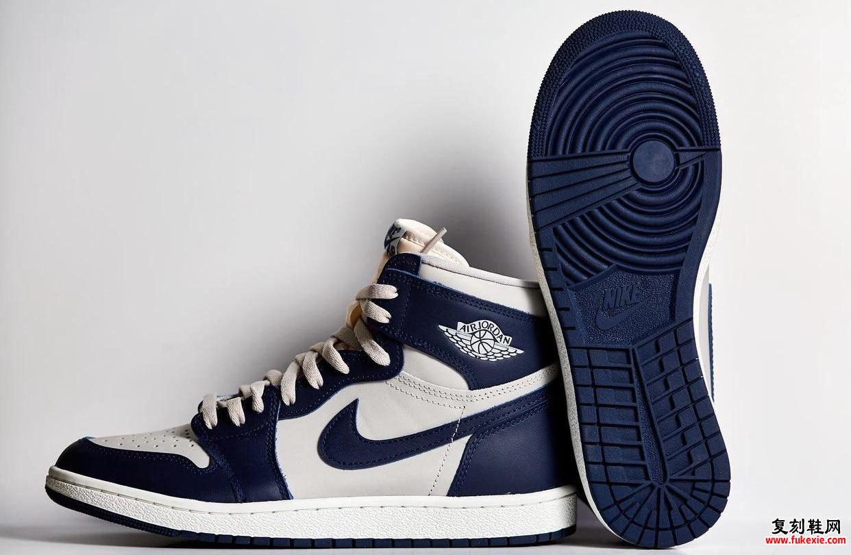 Air Jordan 1 High 85 Georgetown College Navy 发售日期 BQ4422-400