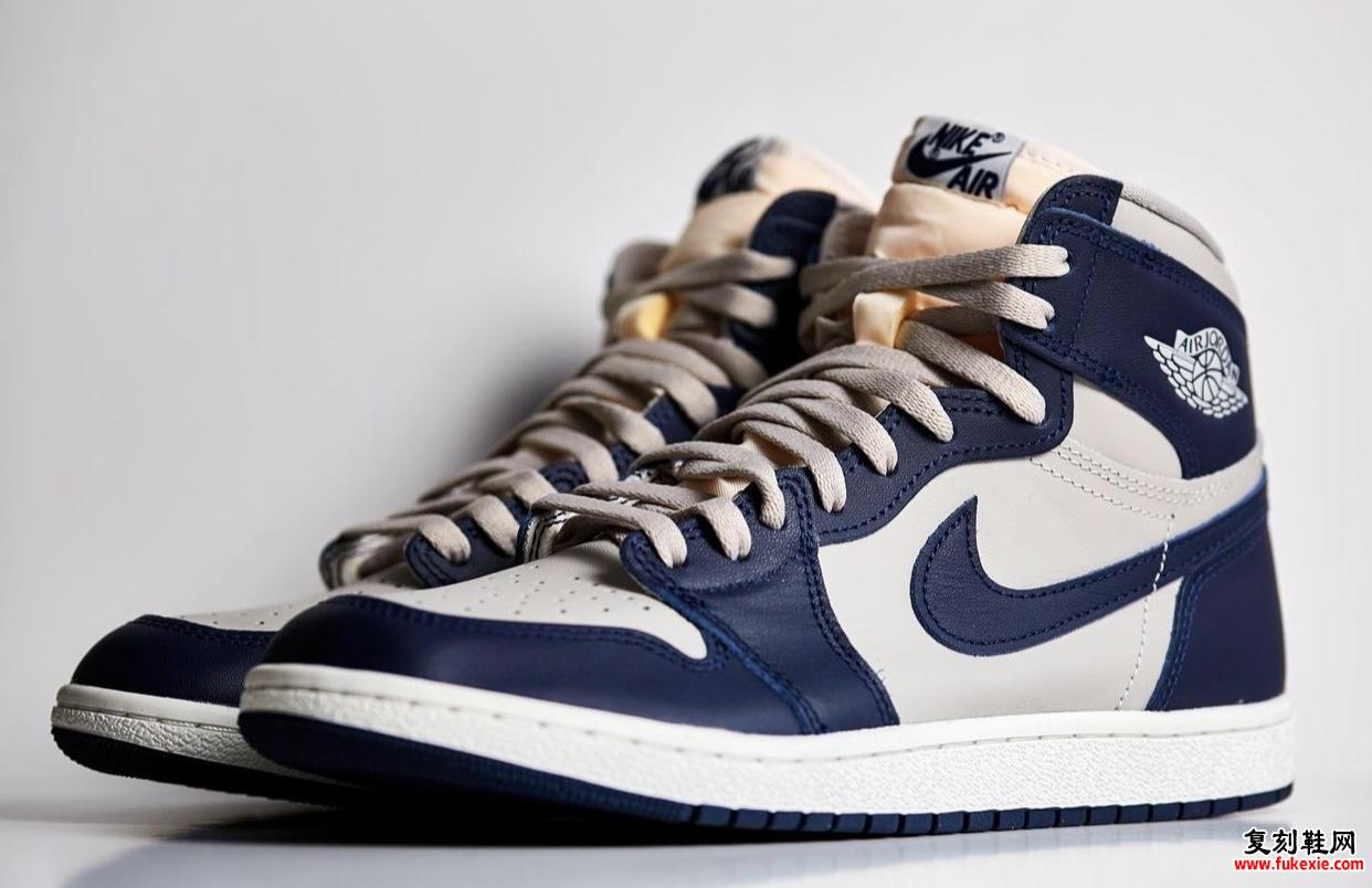 Air Jordan 1 High 85 Georgetown College Navy 发售日期 BQ4422-400