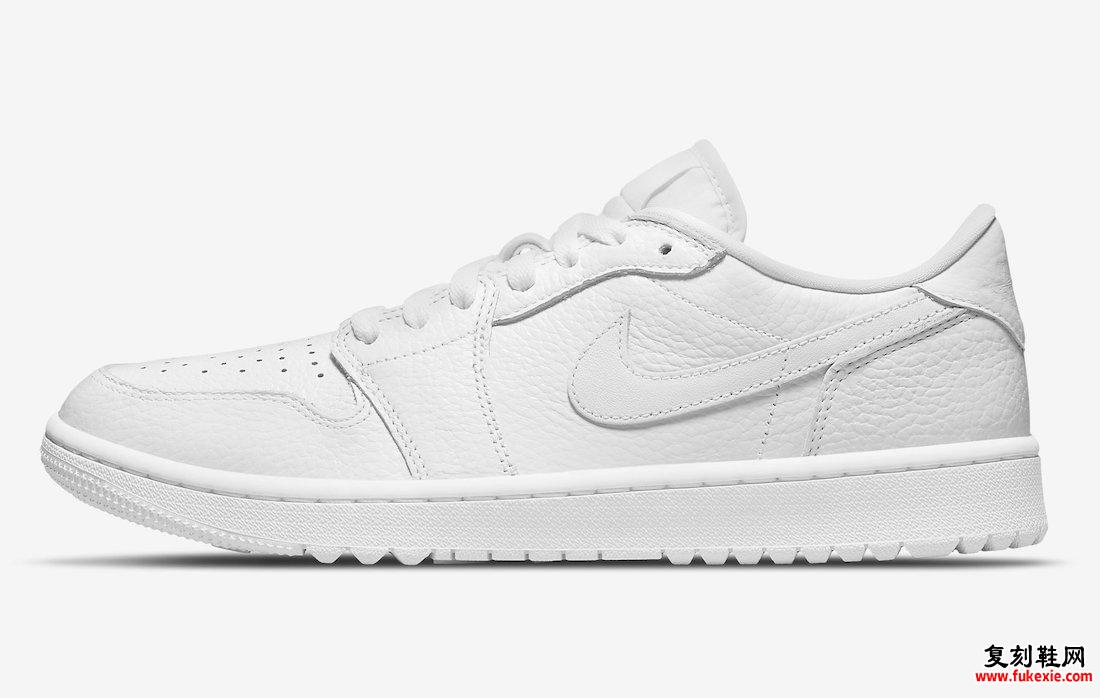 Air Jordan 1 Low Golf Triple White DD9315-101 发售日期