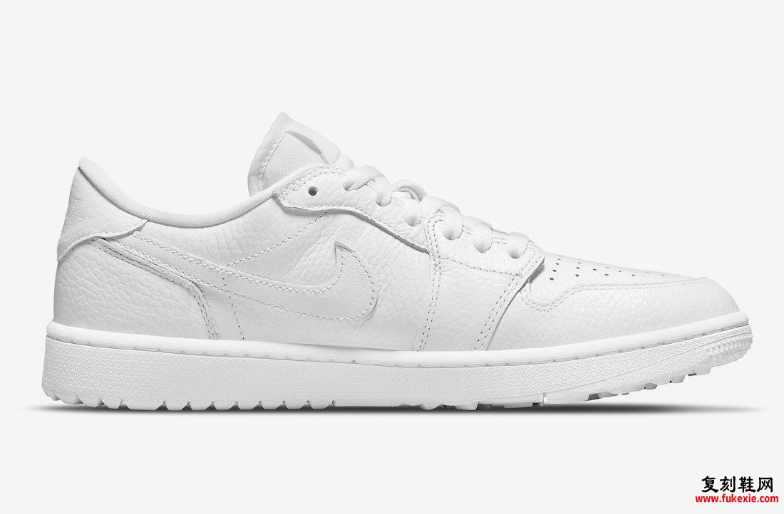 Air Jordan 1 Low Golf Triple White DD9315-101 发售日期