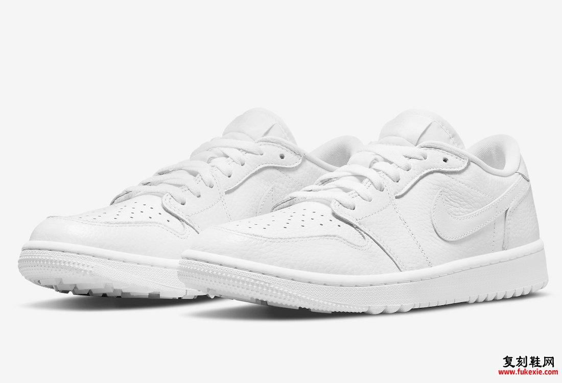 Air Jordan 1 Low Golf Triple White DD9315-101 发售日期