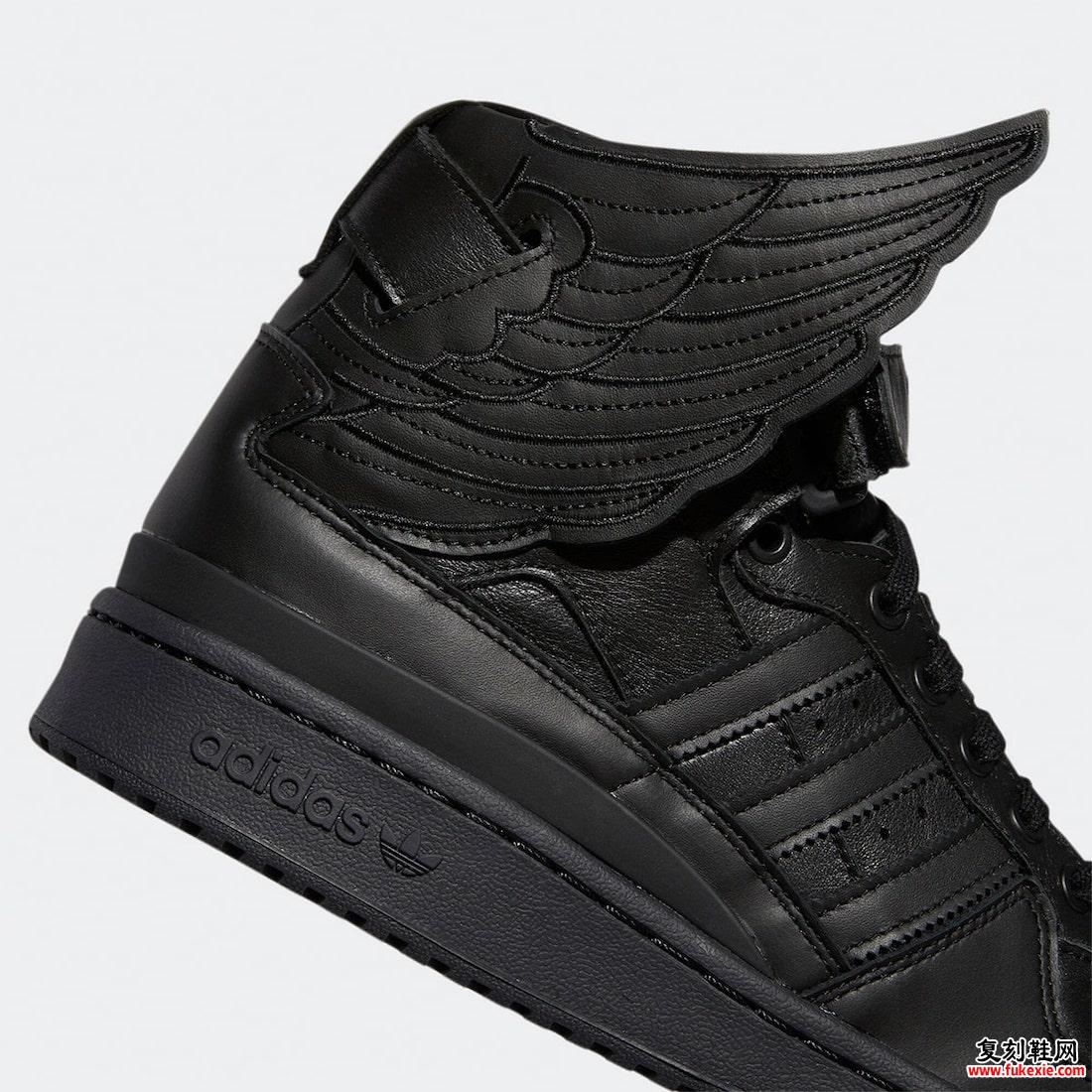 Jeremy Scott adidas Forum Hi Wings 4.0 黑色 GY4419 发售日期