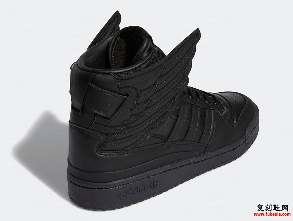 Jeremy Scott adidas Forum Hi Wings 4.0 黑色 GY4419 发售日期价格