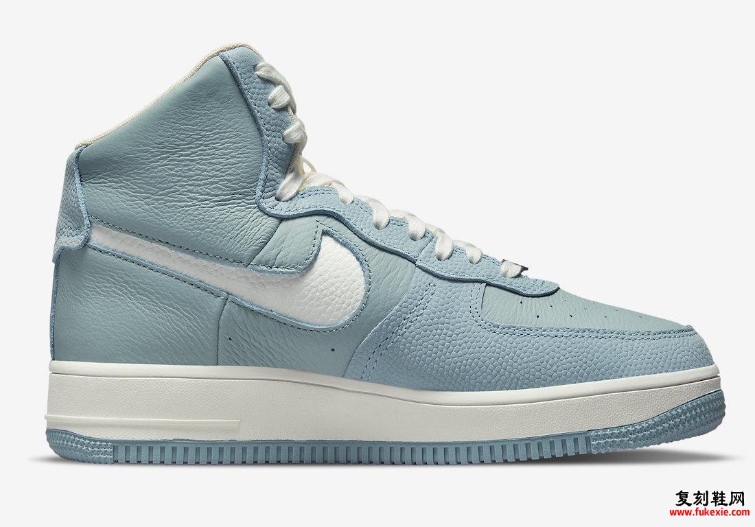 Nike Air Force 1 High Sculpt Ocean Cube 白色磨损蓝色 DQ9325-300 发布日期