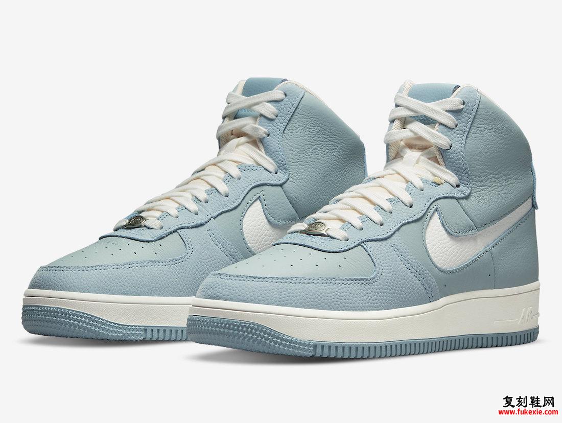 Nike Air Force 1 High Sculpt Ocean Cube 白色磨损蓝色 DQ9325-300 发布日期