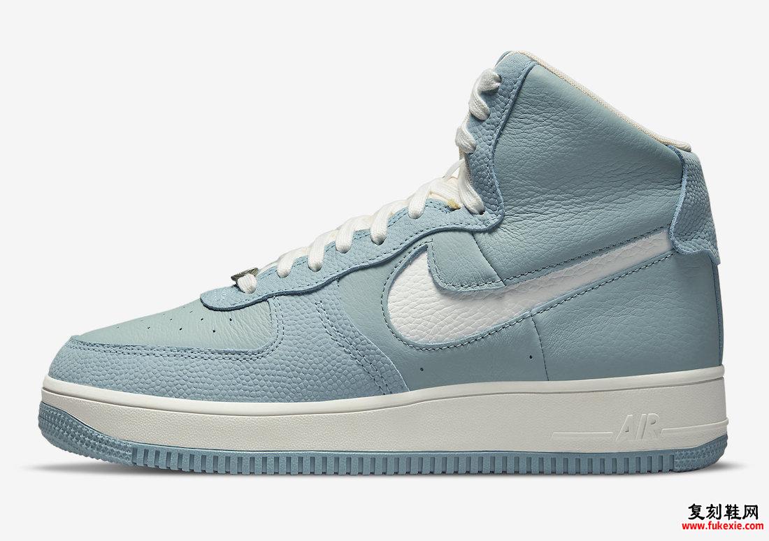 Nike Air Force 1 High Sculpt Ocean Cube 白色磨损蓝色 DQ9325-300 发布日期