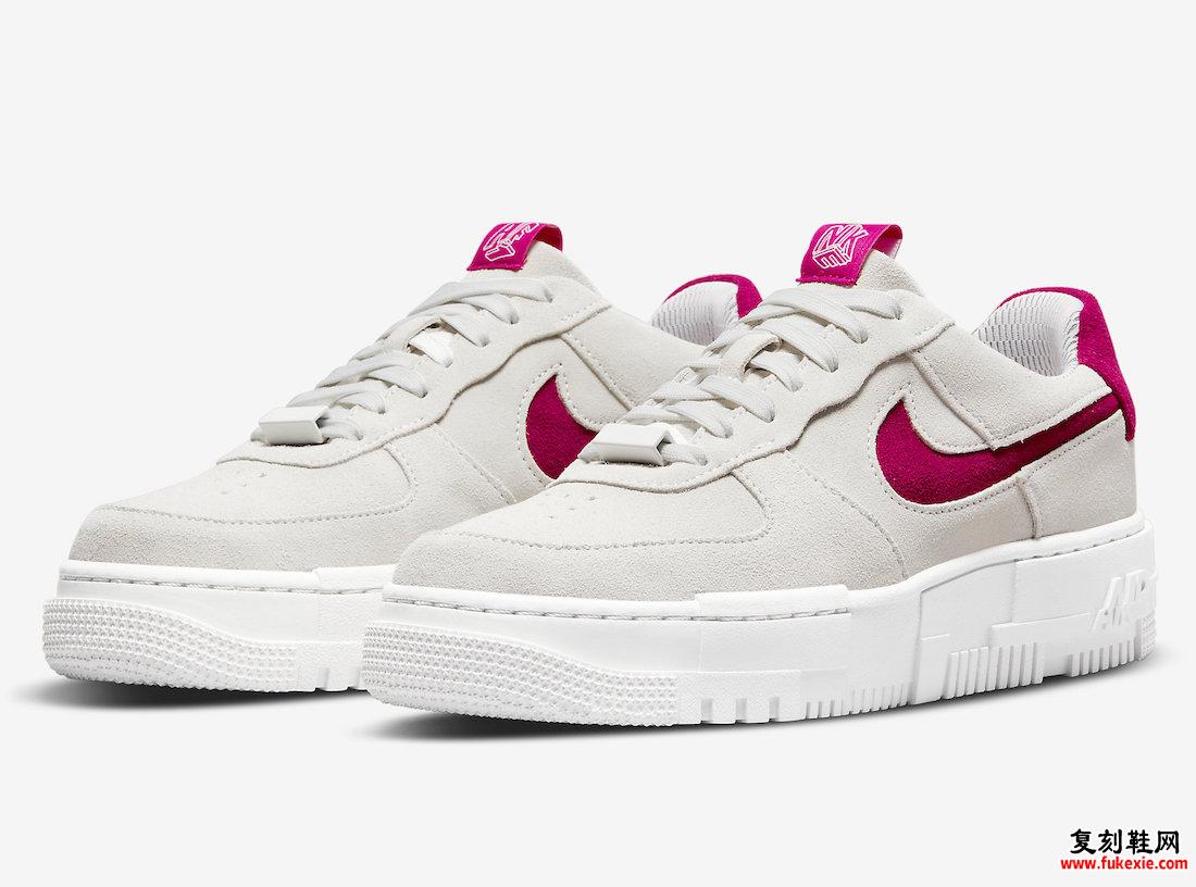 Nike Air Force 1 Pixel Mystic Hibiscus DQ5570-100 发布日期