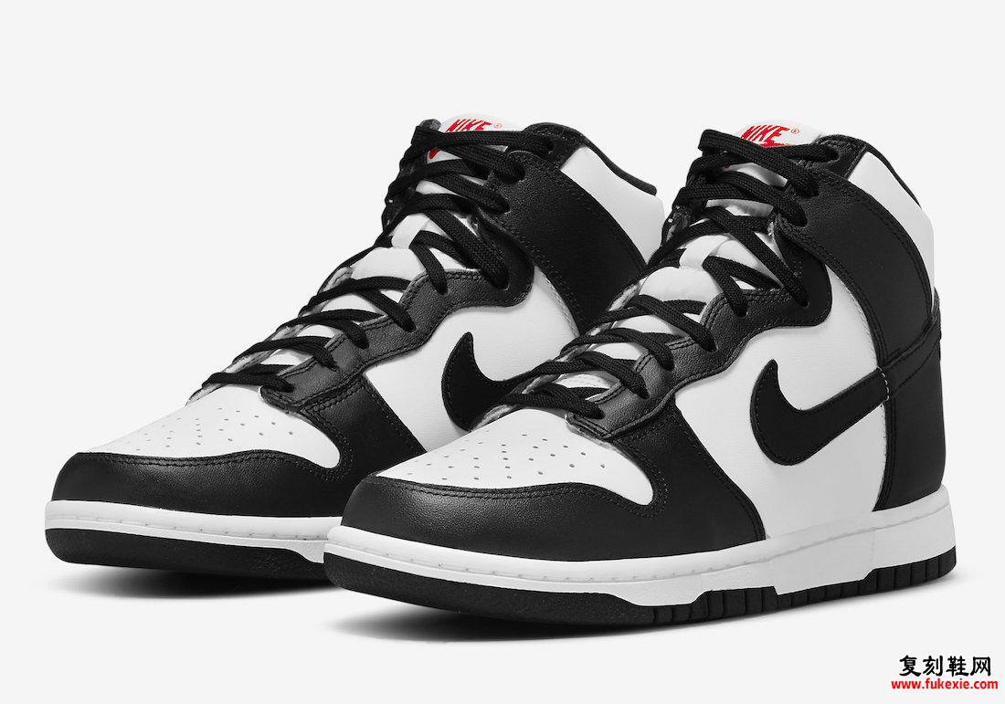 Nike Dunk High Panda 白黑 WMNS DD1869-103 发布日期