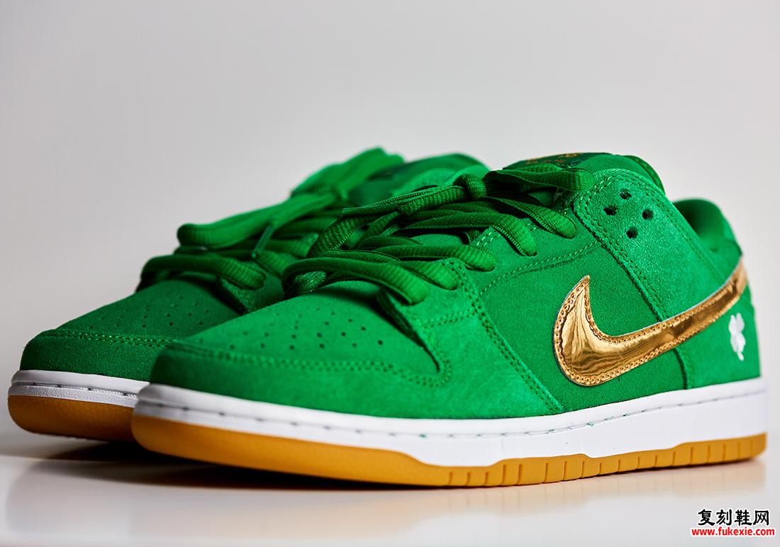 Nike SB Dunk Low 圣帕特里克节 BQ6817-303 发布日期