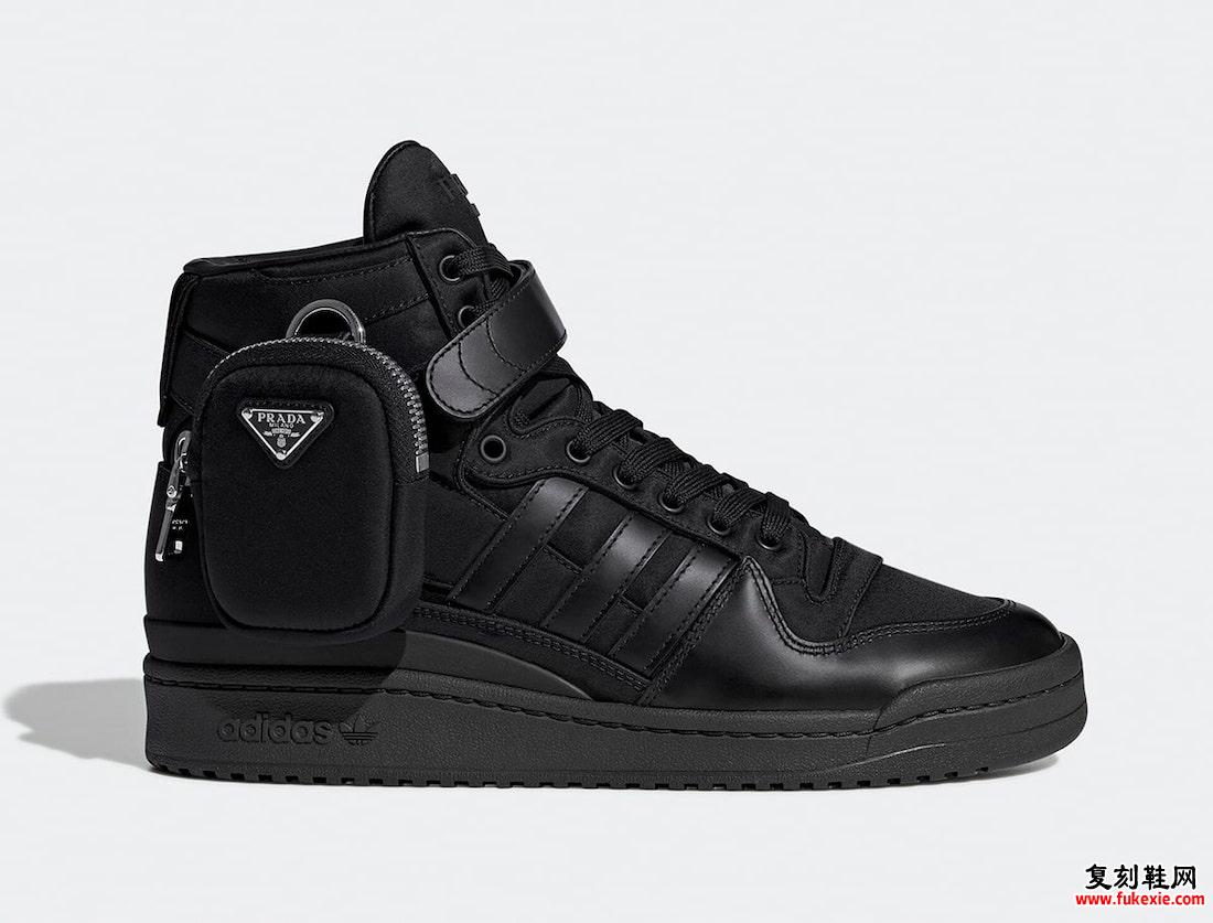 Prada adidas Forum High Black GY7040 发布日期