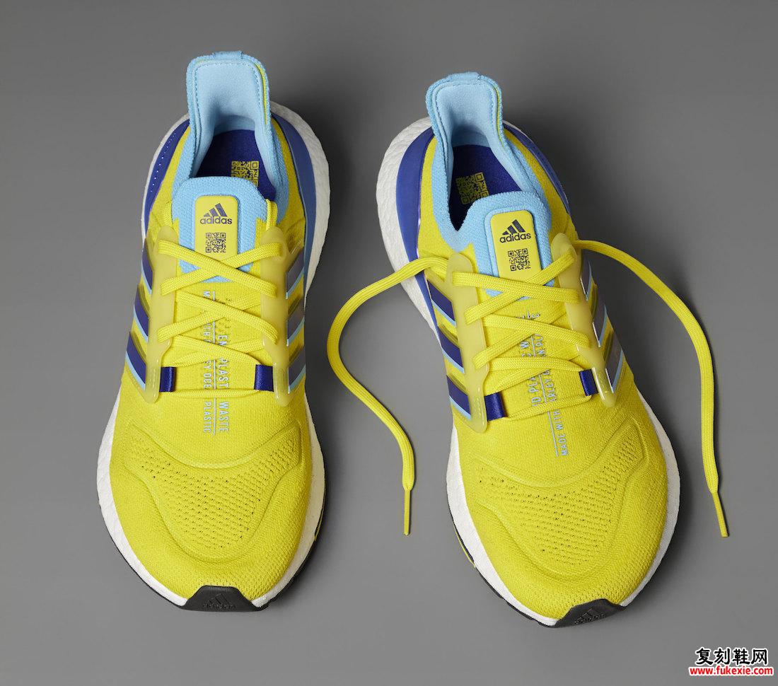 adidas Ultra Boost 2022 Yellow Legacy Indigo GW1710 发布日期