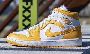 Air Jordan 1 Mid White Yellow BQ6472-117 发布日期