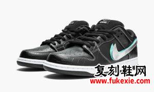 Diamond Supply Co Nike SB Dunk Low Black Diamond BV1310-001 发布日期