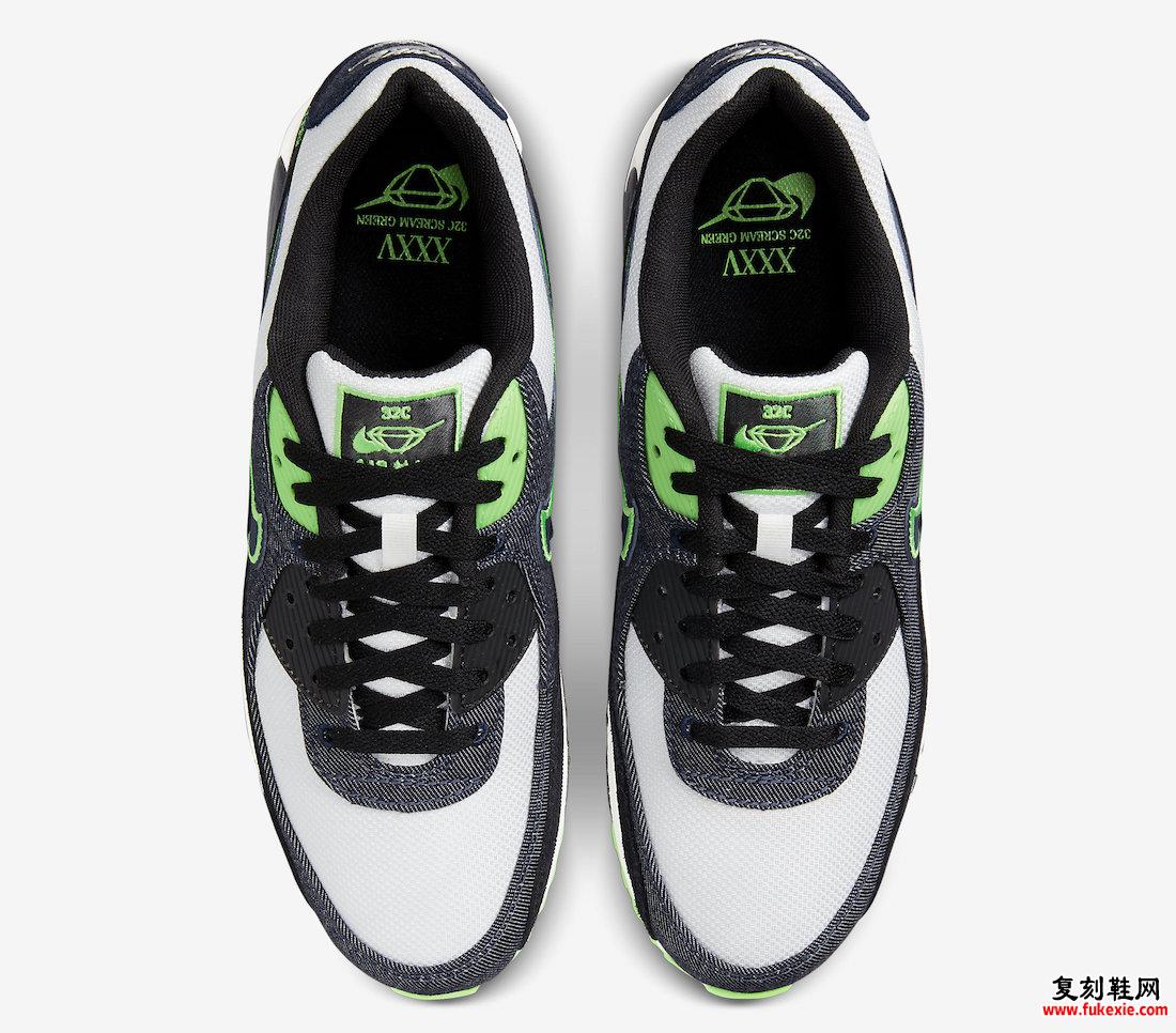 Nike Air Max 90 SE Scream Green DN4155-001 发布日期