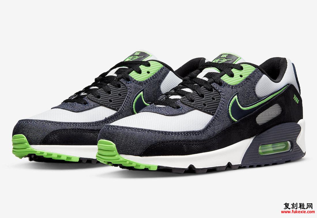 Nike Air Max 90 SE Scream Green DN4155-001 发布日期