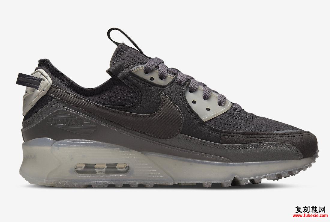 Nike Air Max 90 Terrascape Black Thunder Gray Dark Pewter DH5073-001 发布日期