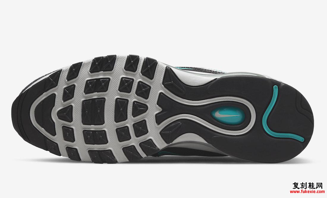 Nike Air Max 97 SE Sport Turbo 黑色 Sport Turquoise Summit 白色 DN1893-001 发布日期