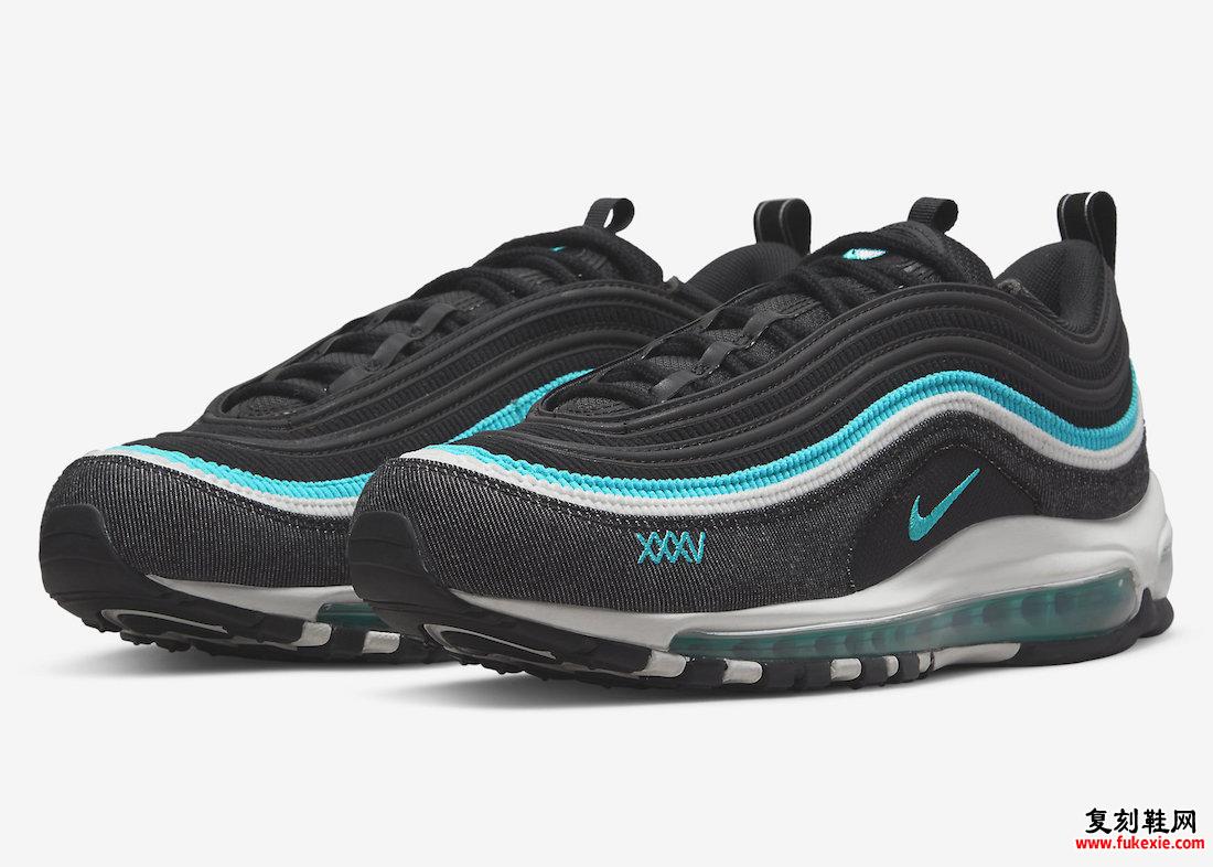 Nike Air Max 97 SE Sport Turbo 黑色 Sport Turquoise Summit 白色 DN1893-001 发布日期